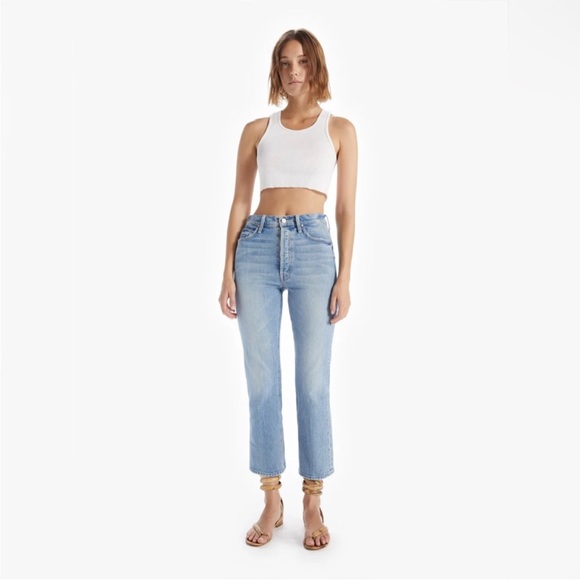 MOTHER Denim - MOTHER The Tripper Light Wash Denim Jeans